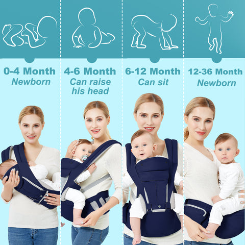 Baby Carrier with Hip Seat