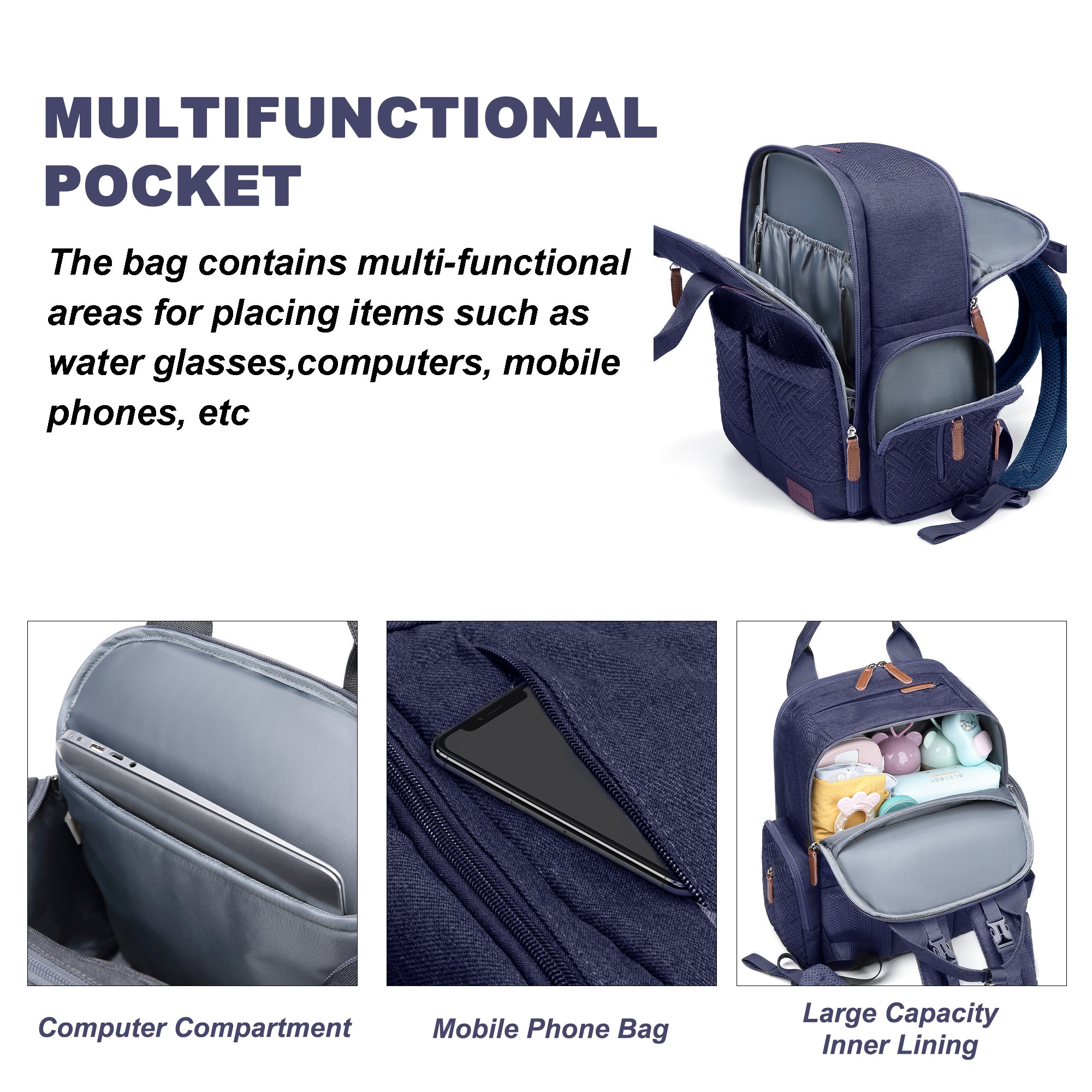 Multifunction Diaper Backpack